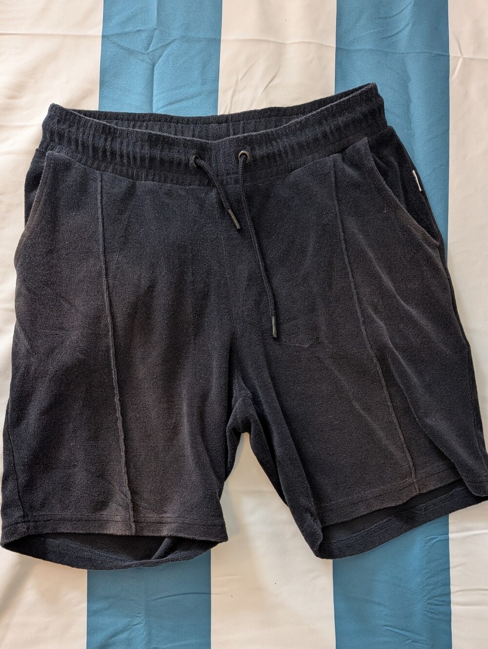 ONLY & SONS Black Midnight Blue Drawstring Hybrid Shorts